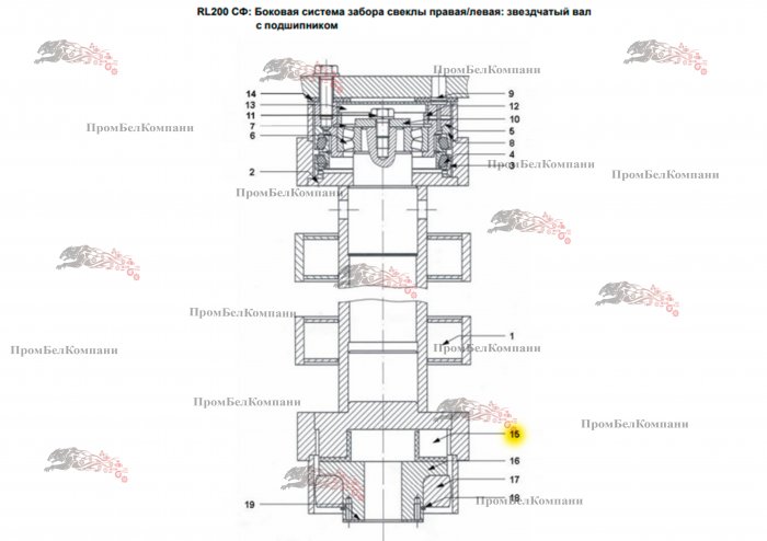 Картинка зубчатый венец s0-620-007-000-010  spp.08421  для franz kleine (кляйн) rl 200 sf mouse (мышка)