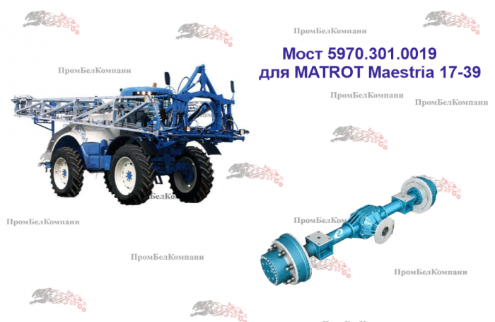 Картинка запчастей: Мост Comer industries 5970.301.0019 для MATROT Maestria 17-39