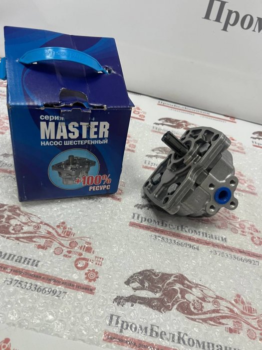 Фотография Гидронасос шестеренный Hydrosila MASTER НШ 16М-3 28 / НШ16М-3 /  НШ-16М-3 для  ВТ-100Н, ВТ-100Д, ВТ-100ДС, ВТ-100Т, ВТ-100, ВТ-130, ДТ-75, ДТ-175М “Волгарь”, ВТ-150Д