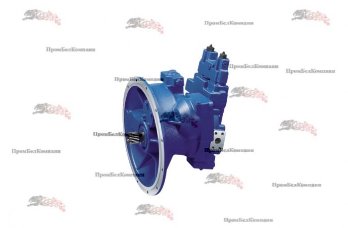 Фотография A8VO A8VO107 A8V0107 Гидронасос аксиально-поршневой Bosch Rexroth  A8VO107LA1H2/63R1-NZG05F070 ( CNR:6559080 / 8911090 MNR:2086559 ) +  гидронасос шестеренный 07232583 ( 07 232 583 )