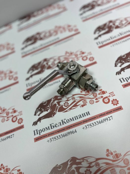 Картинка запчастей: Гидравлический шаровый кран GEMELS GE3GGT24011A000 (GE3L G3/8 PN500) аналоги: V0842, BVC3 10, RSAP3V 02, RAS3380, 432.1012AC