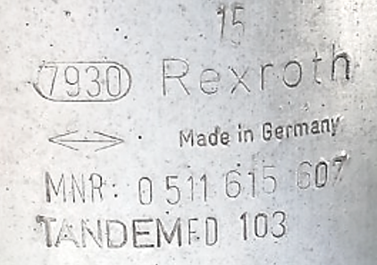 Картинка запчастей: Гидравлический мотор 0511615607 Rexroth AZMF-11-016UNT20ML-S0184 