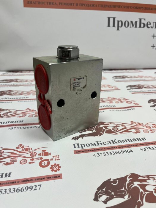 Картинка гидравлический клапан terex 633aa00129a 10.42.0071 / 06093242 для конусной дробилки terex с-1540