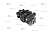 Картинка запчастей: 4TR51DN  Гидронасос тандемный (двойной) Sauer Danfoss 83002140 (4TR51DNXAX100N3434NNN51DNXBX100N3434NNNE1NENNNNRNGN) для мини-погрузчика с бортовым поворотом Case 85XT
