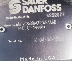 Картинка запчастей: Гидронасос MPV035 Sauer Danfoss (Mod. №4352077)