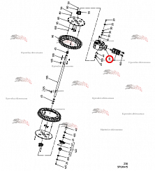 Картинка запчастей: Угловой редуктор Grimme B92.05707 (Rögelberg 6022-M-2, B9205707/7) для картофелеуборочного комбайна Grimme VARITRON 470 WHEEL
