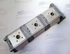 Фотография Гидронасос шестеренный трехсекционный SAUER DANFOSS SNP2/17SCO4 + SNP2/14SFR73C + SNP2/14SFR03C гидронасосы