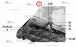 Картинка коробка передач (редуктор) s5-100-063-070 для свеклоуборочного комбайна franz kleine sf 10 (кляйн сф 10)
