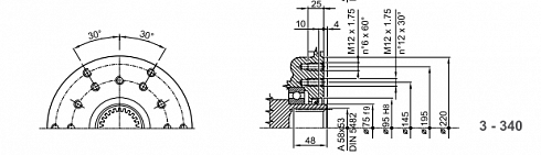 Планетарный редуктор Brevini Riduttori BZ3-340/00/1/CS3