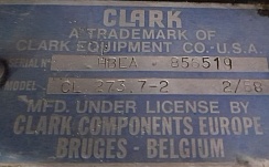 Картинка запчастей: Запасные части к коробке передач Clark CL 273