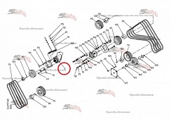 Картинка запчастей: Гидромотор Bosch Rexroth A2FM90/61 B92.50694 для свеклоуборочного комбайна Grimme Rexor 620/630