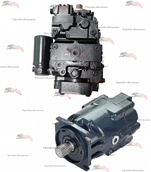Картинка запчастей: Гидростатика для комбайна Claas Lexion 650 Sauer Danfoss 90R130+ 90M100