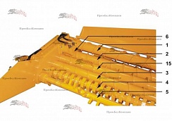 Картинка шнек поперечный 28-м11-006-017 spp.09594 для franz kleine (кляйн) rl 200 sf mouse (мышка)