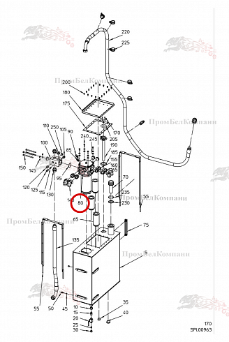 Обратный всасывающий фильтр B92.50310 для свеклоуборочного комбайна Grimme Rexor 620/630