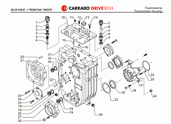 Картинка запчастей: Коробка передач BME 1565. Carraro TB200