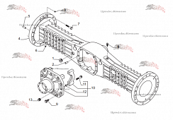 Картинка запчастей: Мост Carraro 28.25 150144 для фронтального погрузчика New Holland W60 